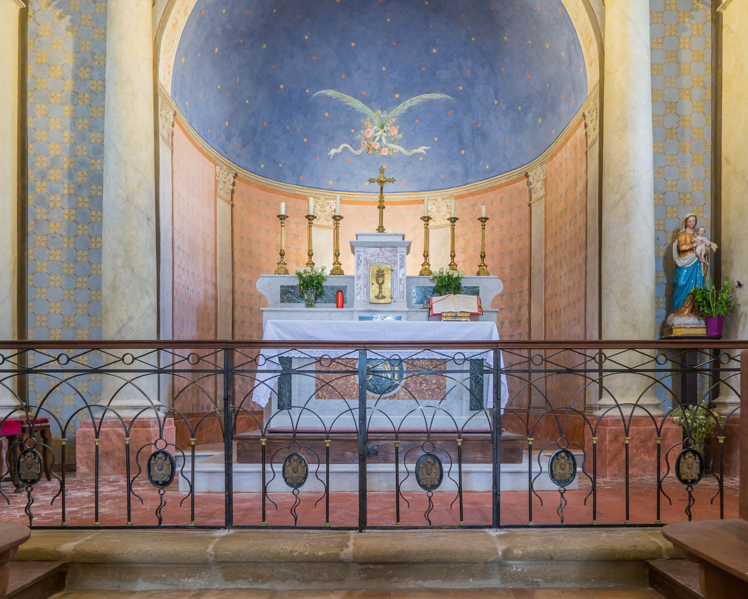 Chapelle Saint Michel Lambesc Patrimony references Mollinelli metalwork in Combas photo 9